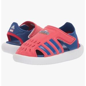 Adidas Kids' Swim Sandals 7K - Quick-Dry, Non-Mark, Eco-Friendly, Adjustable Fit